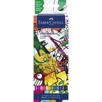 Faber-Castell Goldfaber Aqua Dual Marker 6er Etui Graffiti